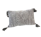 Kissen | taupe | 40 x 60 cm | Waffelpiqué - Roo's Gift Shop
