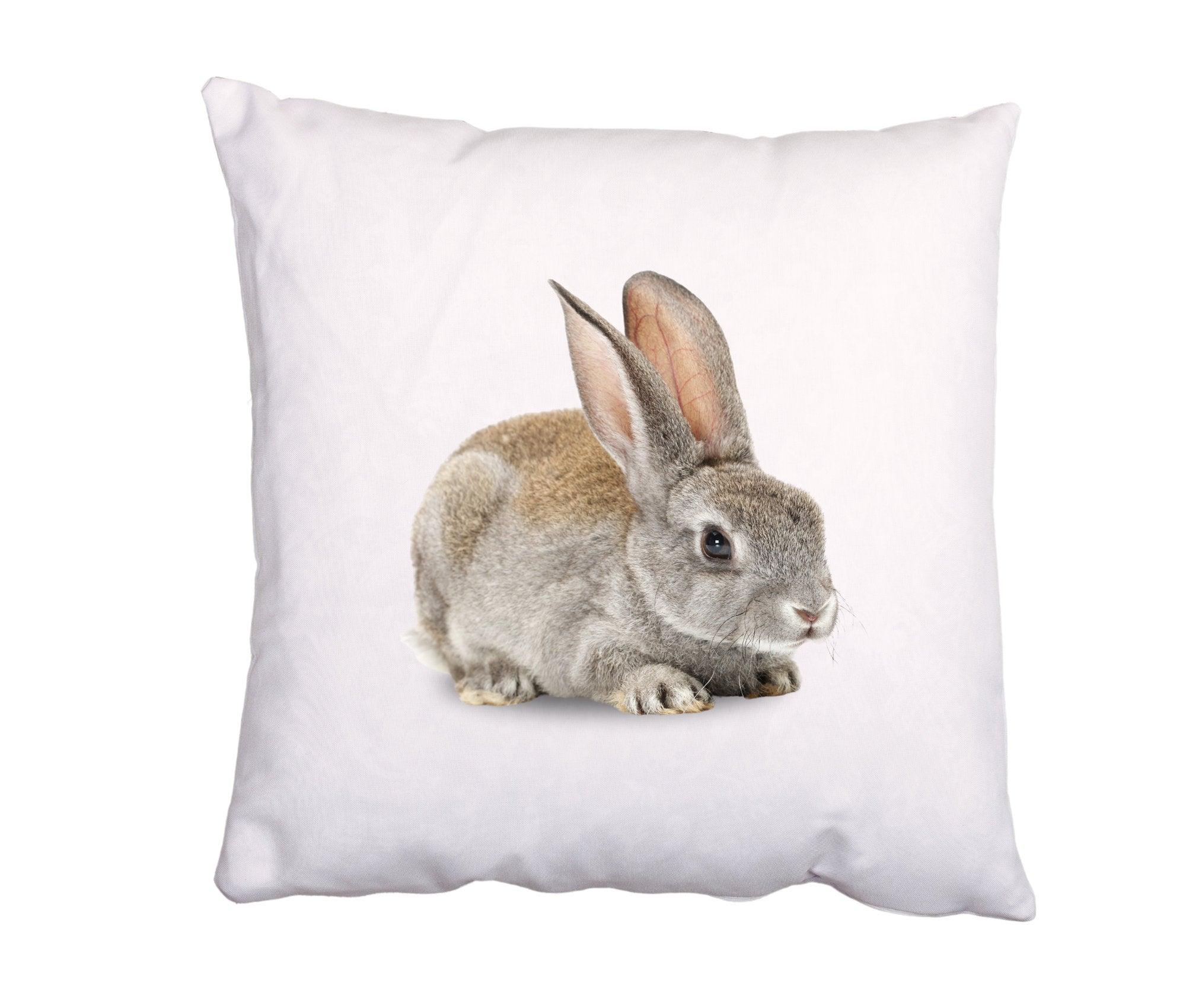 Kissen Osterhase | Ostern Hase | weiß | 40 x 40 cm - Roo's Gift Shop