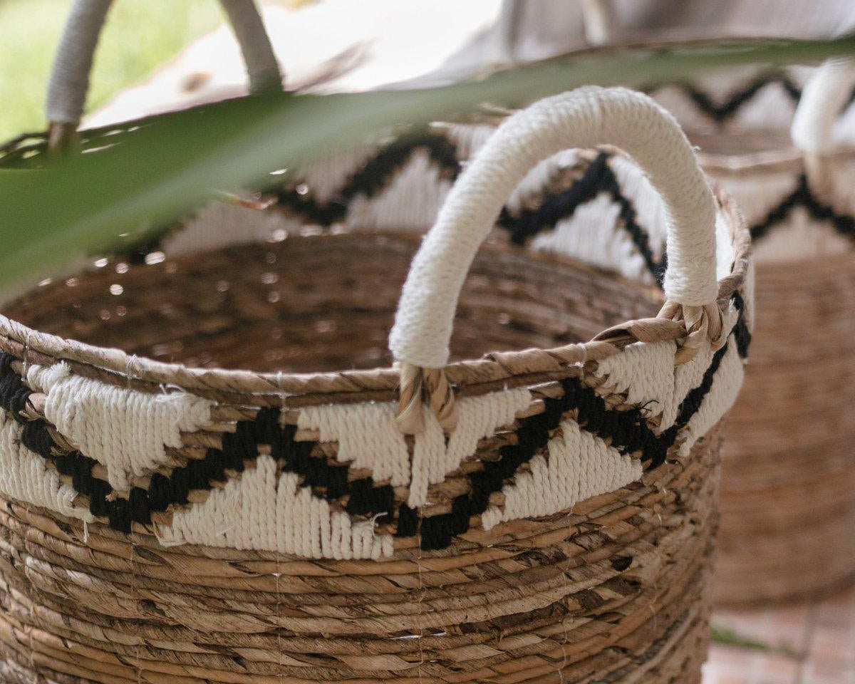 Korb | Wäschekorb | Pflanzkorb DALU aus Bananenfaser (3 Größen) - Roo's Gift Shop