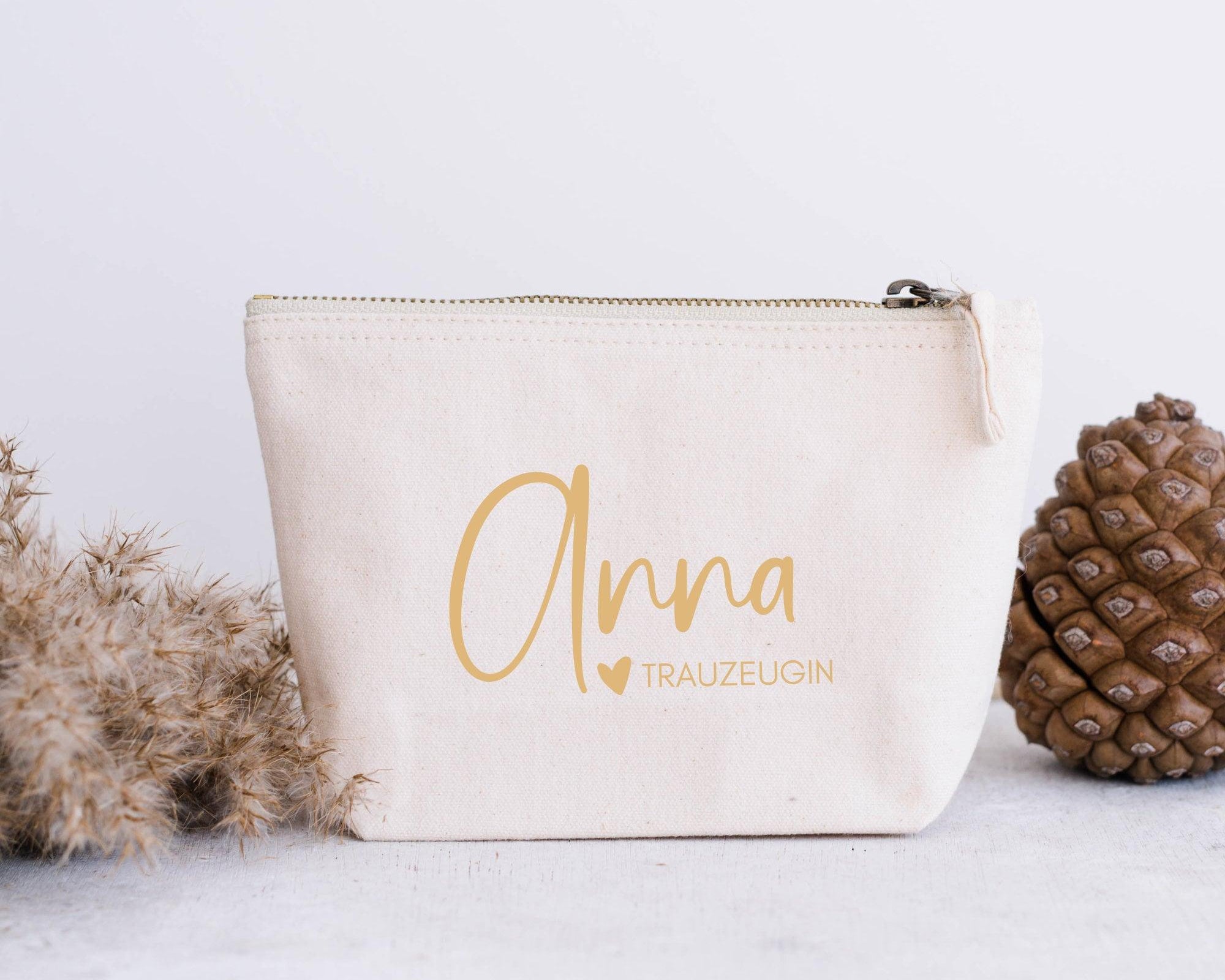 Kosmetiktasche Braut | personalisiert | Geschenk Trauzeugin - Roo's Gift Shop