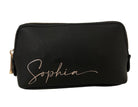 Kosmetiktasche | Schminktasche | personalisierbar | schwarz oder rosa - Roo's Gift Shop