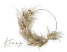 Kranz | Blumen | Flower Hoop | Trockenblumen | 25 cm | natur - Roo's Gift Shop