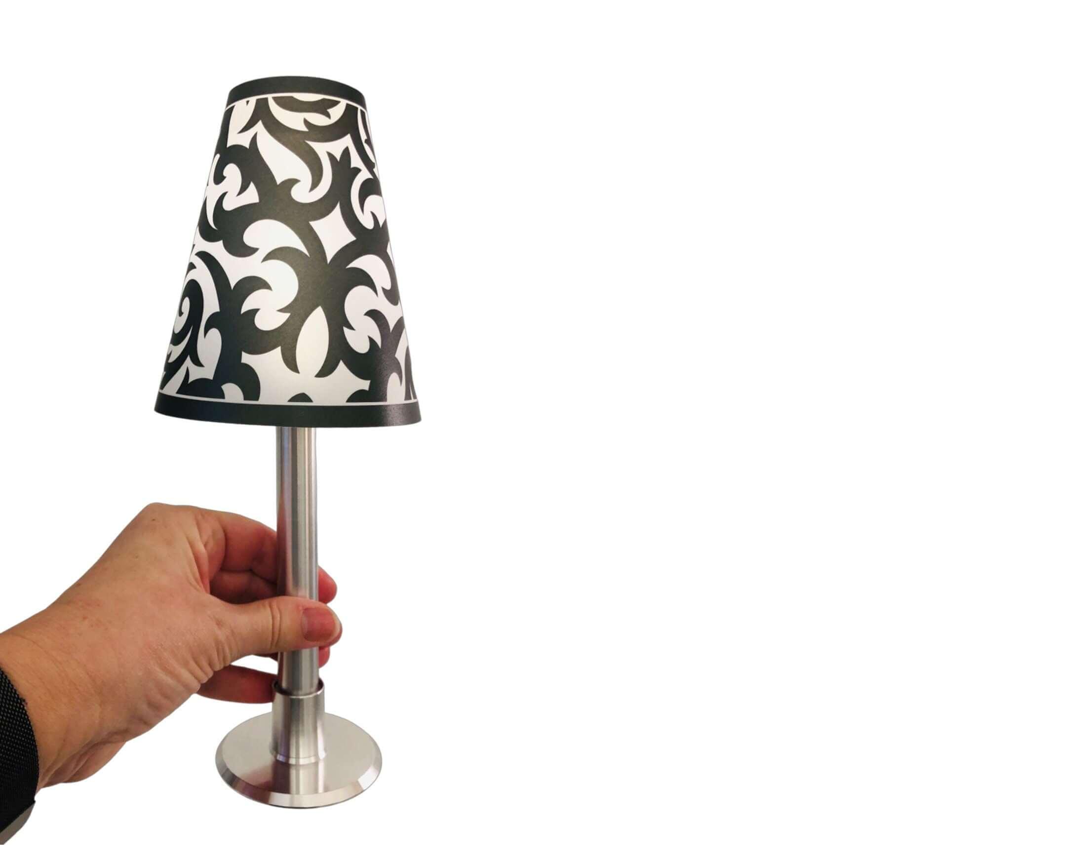 Lampe | LED Tischlampe | Batterie betrieben - Roo's Gift Shop