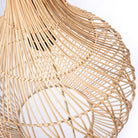 Lampenschirm Rattan | Boho Hängelampe KENARI - Roo's Gift Shop