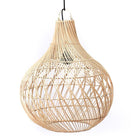 Lampenschirm Rattan | Boho Hängelampe KENARI - Roo's Gift Shop