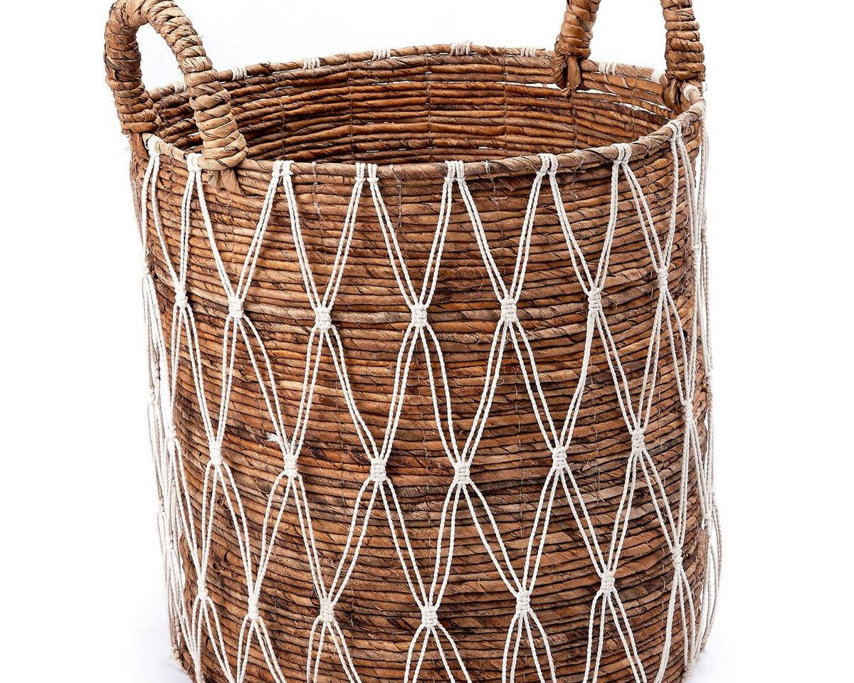 Laundry Basket | Plant Basket GARIAU made from Banana Fibre (3 sizes) - Roo's Gift Shop