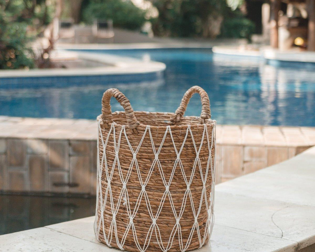 Laundry Basket | Plant Basket GARIAU made from Banana Fibre (3 sizes) - Roo's Gift Shop