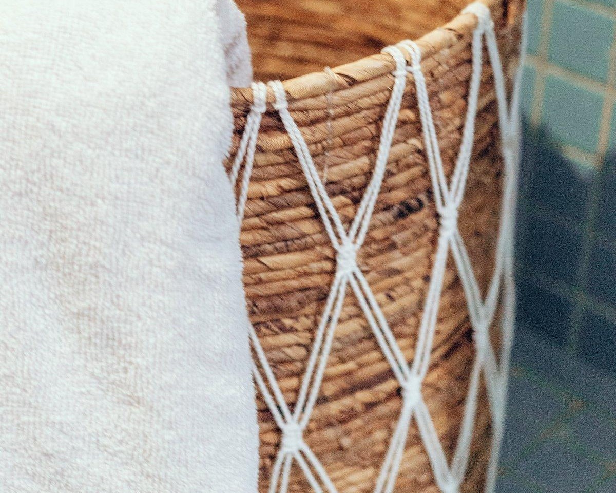 Laundry Basket | Plant Basket GARIAU made from Banana Fibre (3 sizes) - Roo's Gift Shop