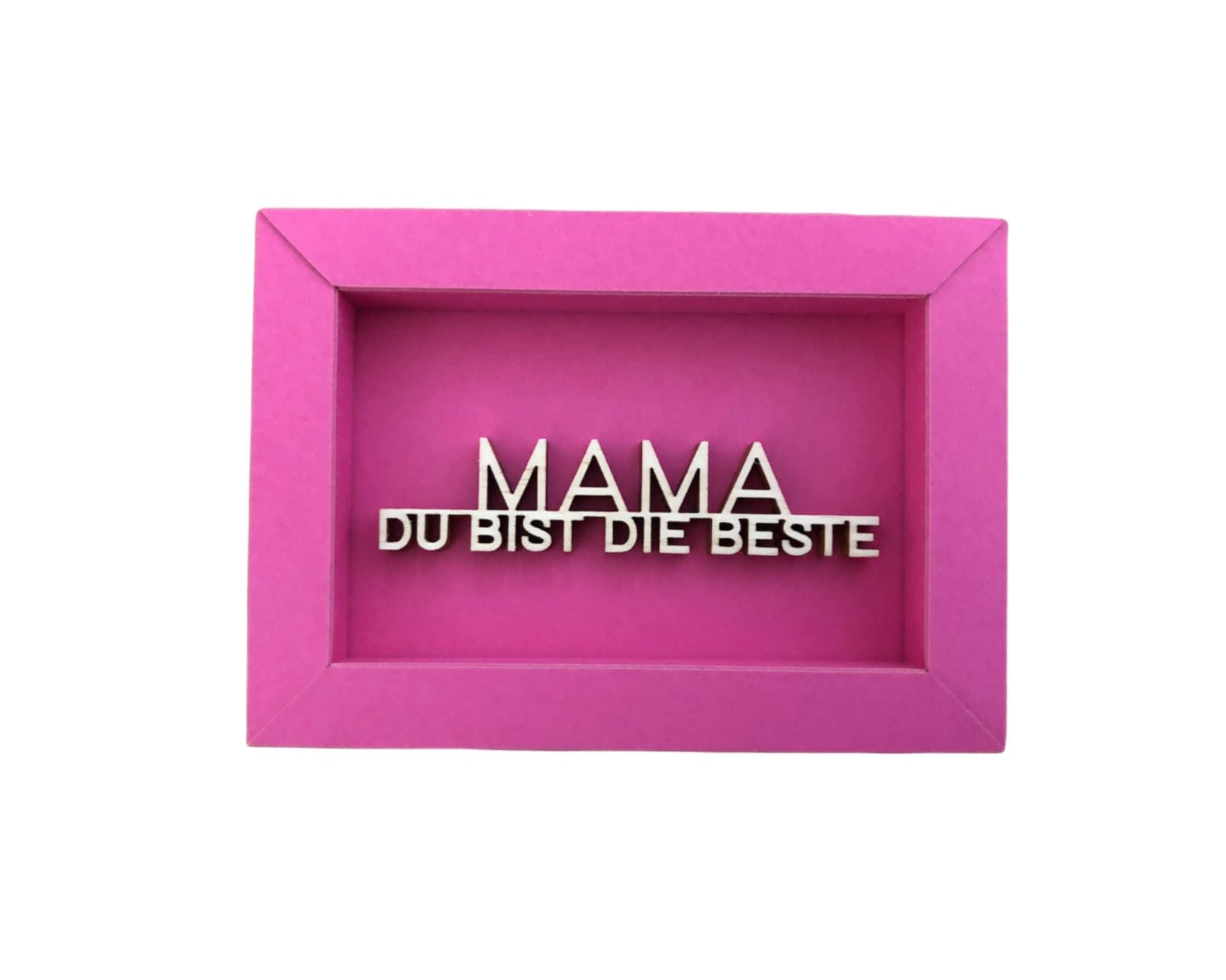 Mama | Schriftzug aus Holz | Filigrane Holzschrift - Roo's Gift Shop
