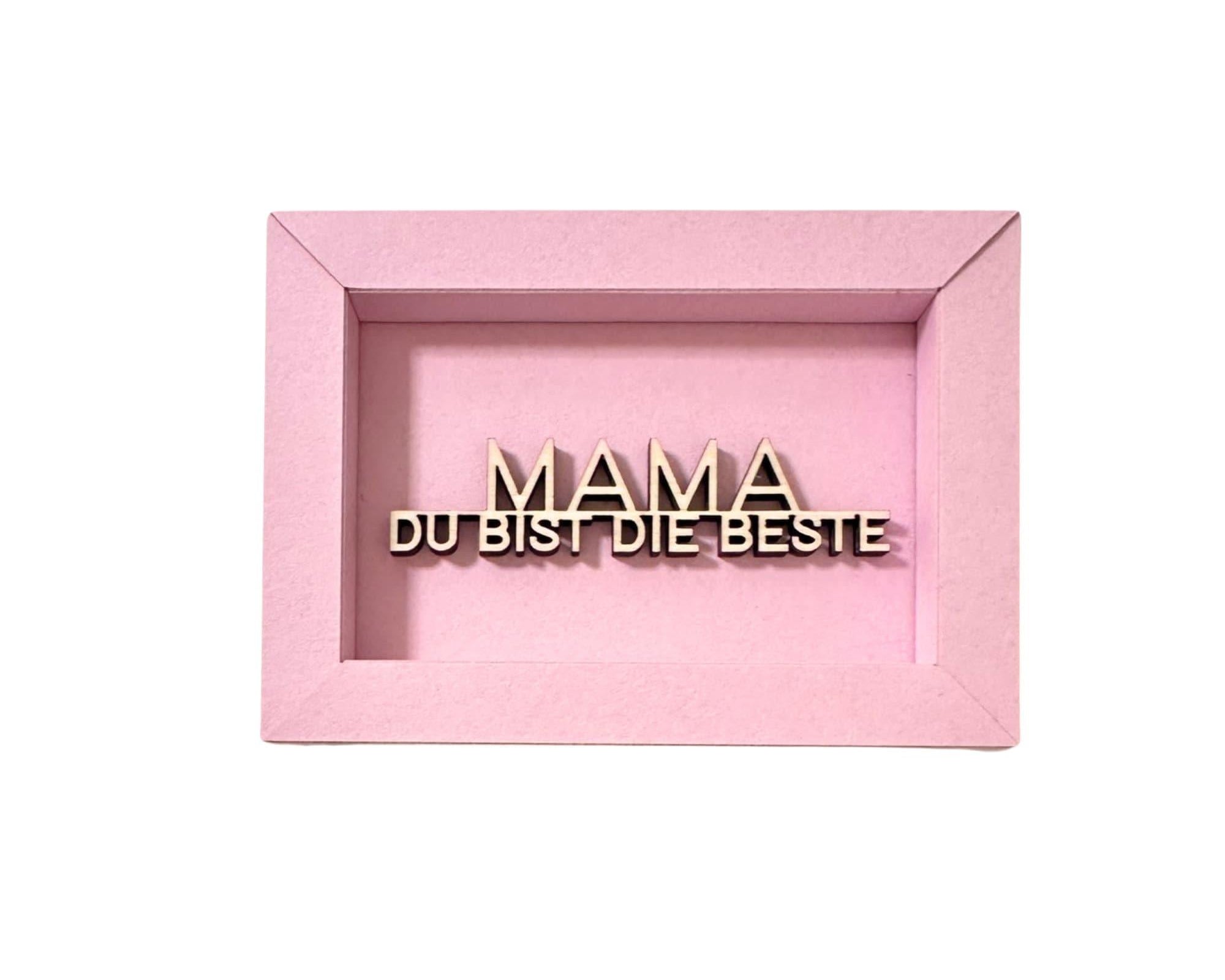 Mama | Schriftzug aus Holz | Filigrane Holzschrift - Roo's Gift Shop