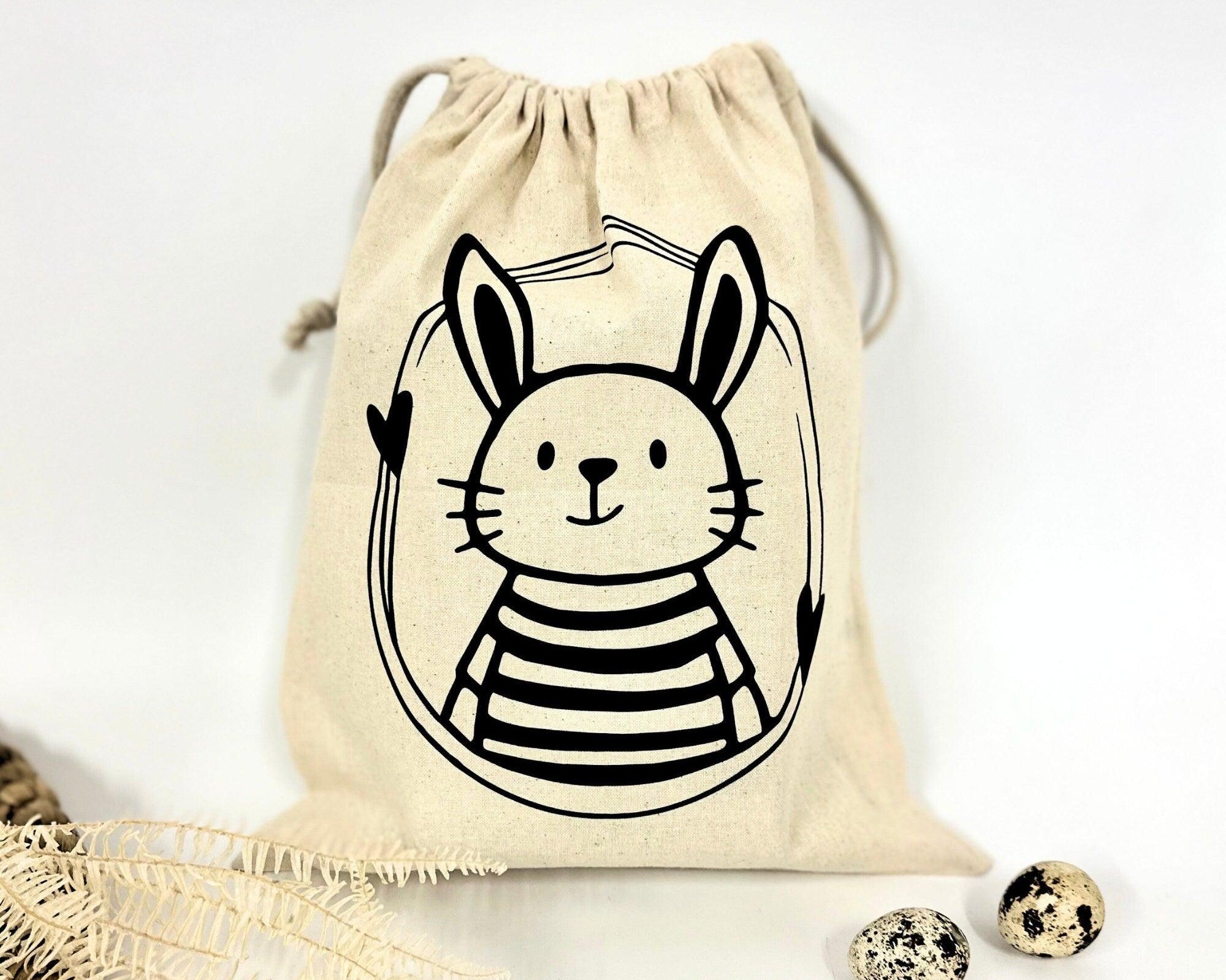 Oster Beutel | personalisierbare Jutebeutel für Ostern | Ostersäckchen für Kinder - Roo's Gift Shop