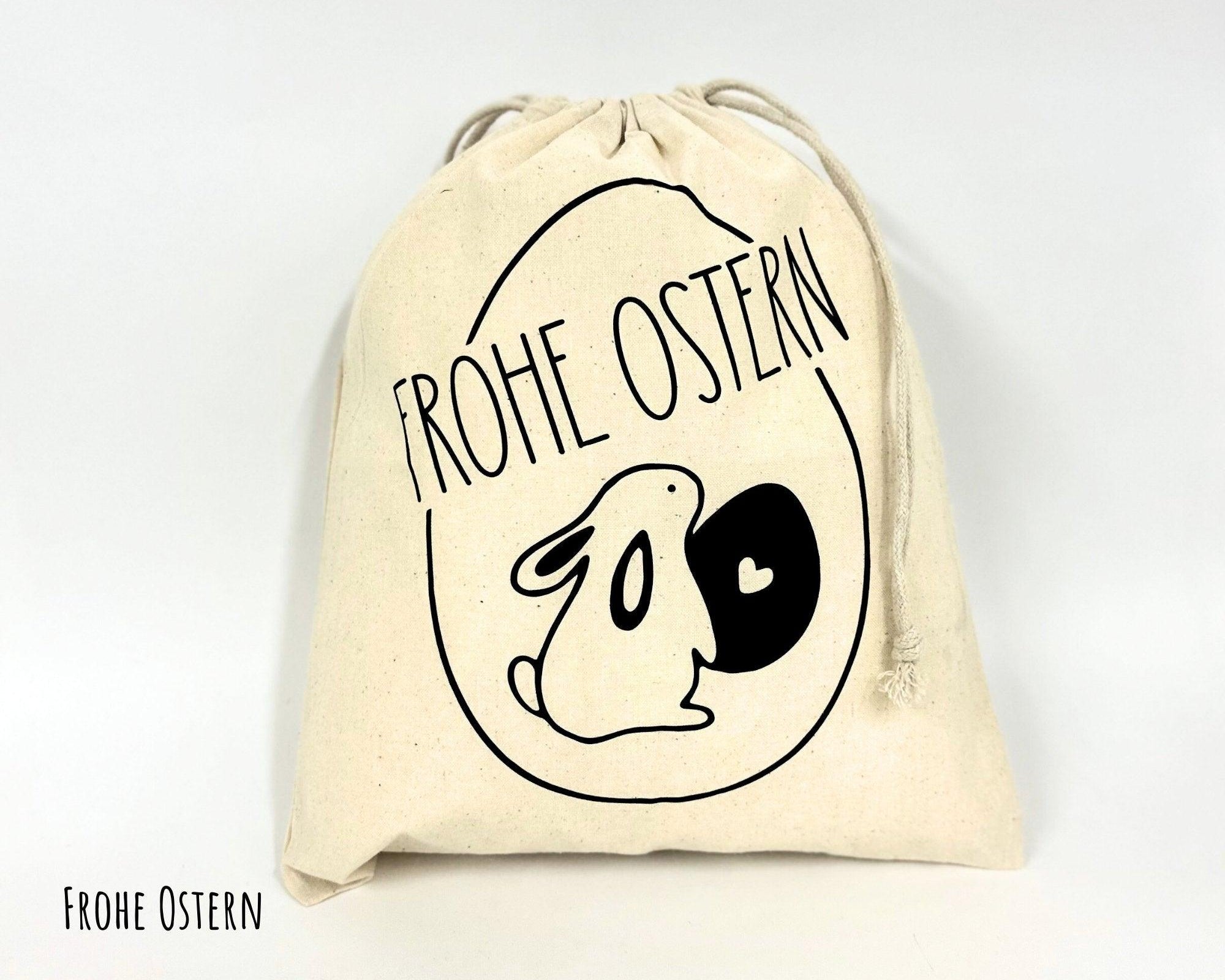 Oster Beutel | personalisierbare Jutebeutel für Ostern | Ostersäckchen für Kinder - Roo's Gift Shop