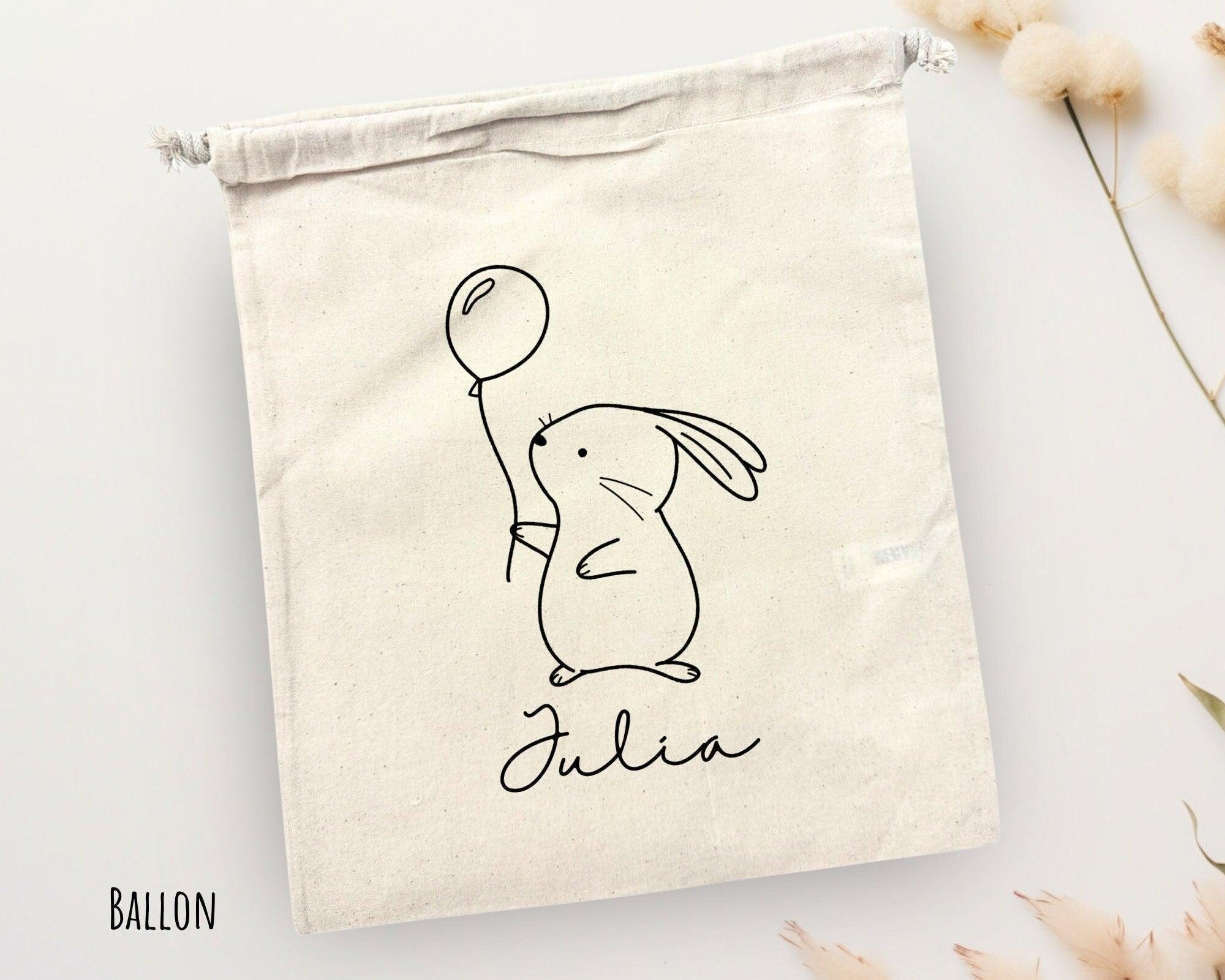 Oster Beutel | personalisierbare Jutebeutel für Ostern | Ostersäckchen für Kinder - Roo's Gift Shop