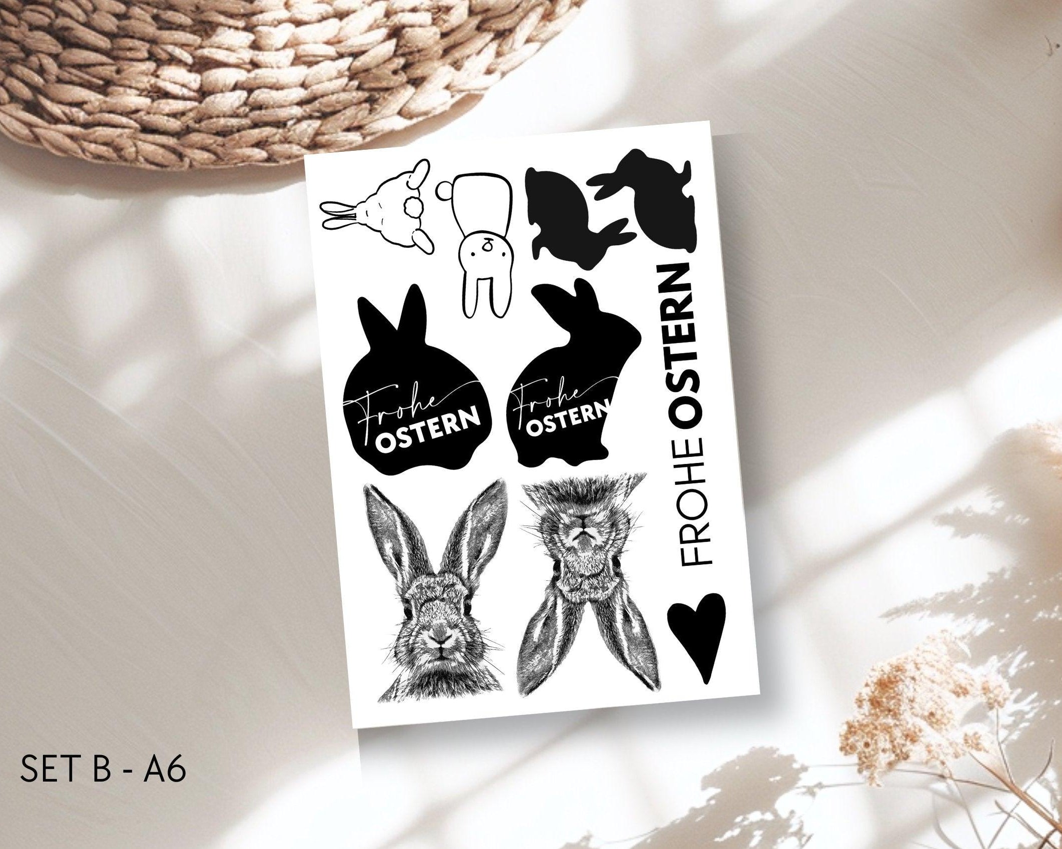 Oster Kerzen Tattoos | Wasserschiebefolie | auch als pdf download - Roo's Gift Shop