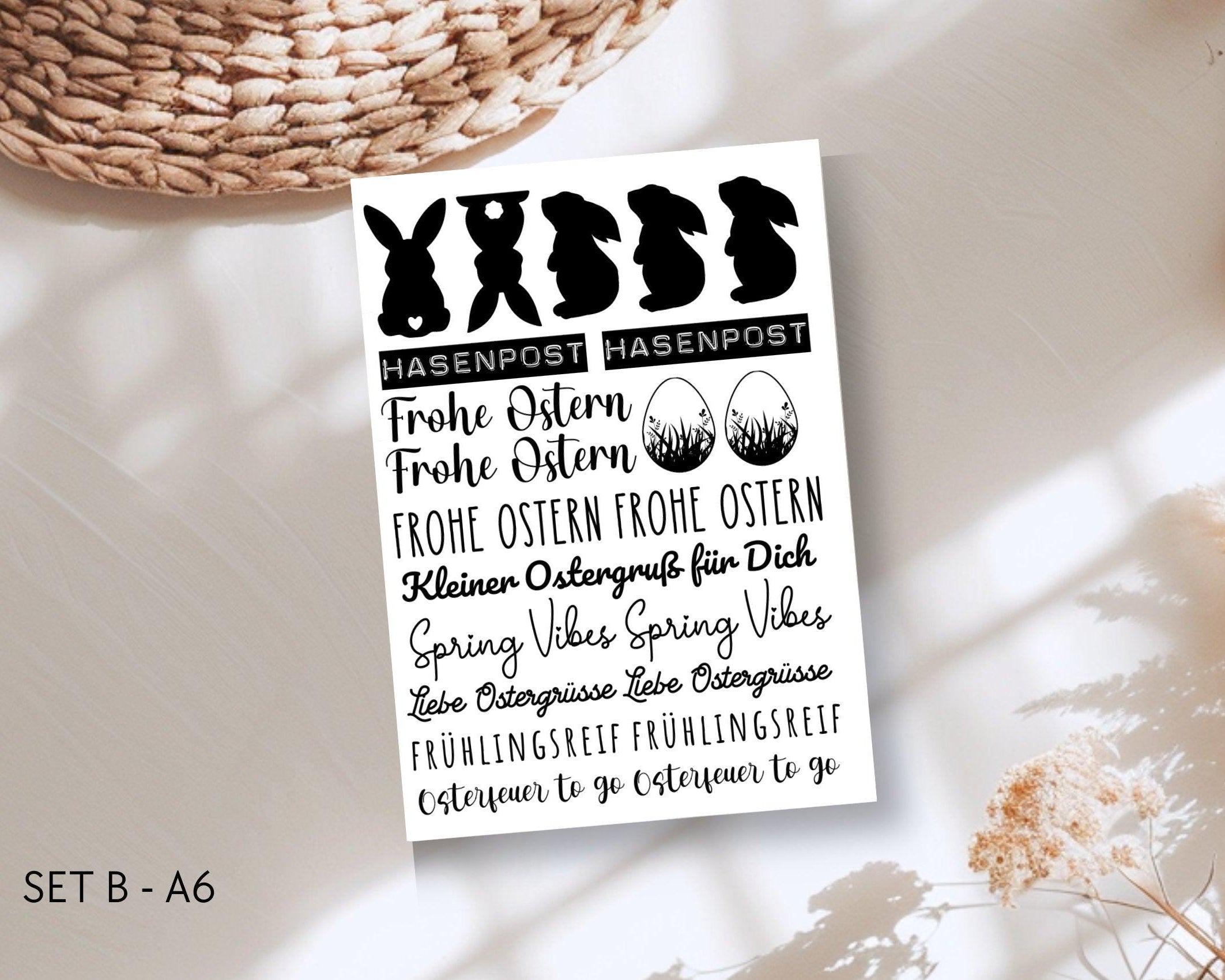 Oster Kerzen Tattoos | Wasserschiebefolie | auch pdf download - Roo's Gift Shop