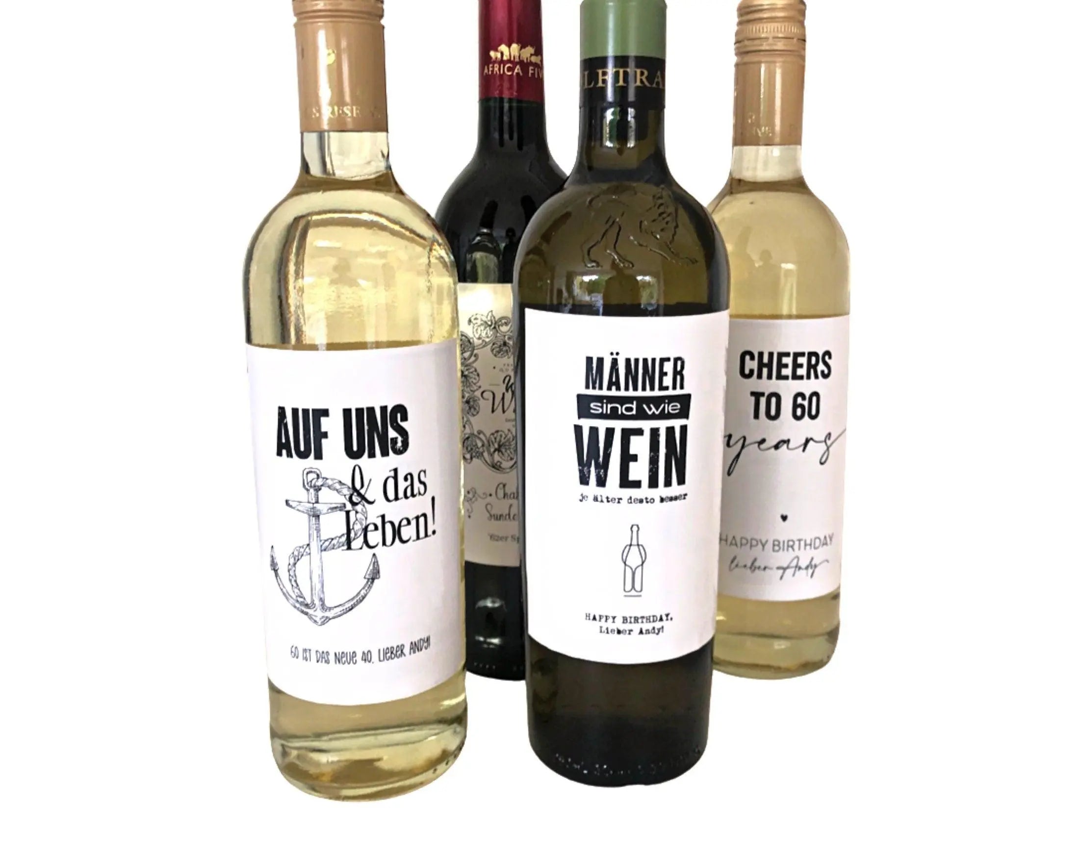 Personalisiertes Weinflaschen Etikett | Geburtstag - Roo's Gift Shop