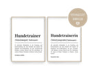 Poster Definition | Hundetrainer | personalisiert | Geschenk Hundetrainerin | Digitaler Download - Roo's Gift Shop