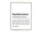 Poster Definition | Hundetrainer | personalisiert | Geschenk Hundetrainerin | Digitaler Download - Roo's Gift Shop