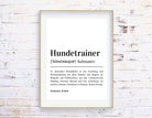 Poster Definition | Hundetrainer | personalisiert | Geschenk Hundetrainerin | Digitaler Download - Roo's Gift Shop