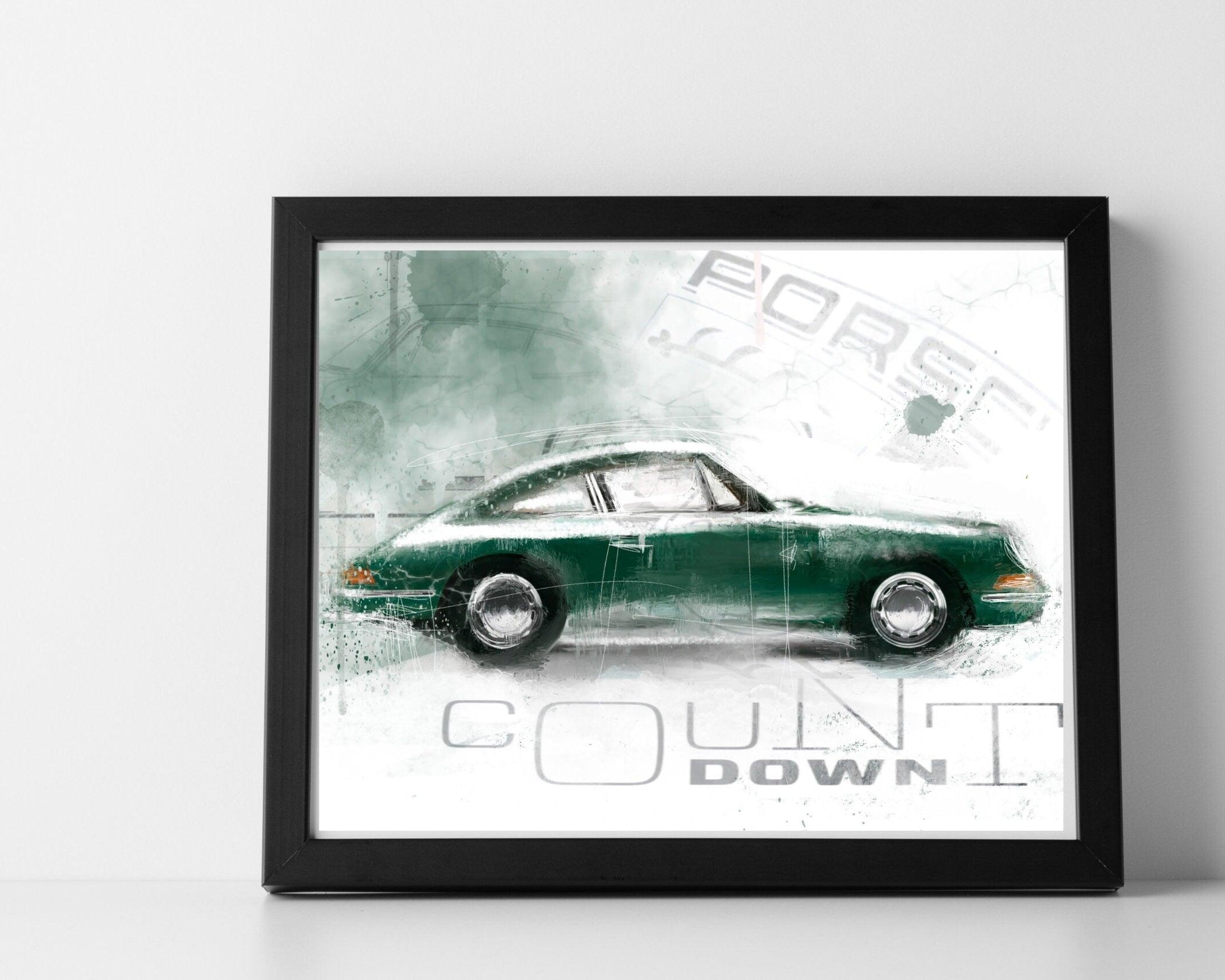 Poster | Auto | Dein Auto als Kunstwerk nach Fotovorlage - Roo's Gift Shop