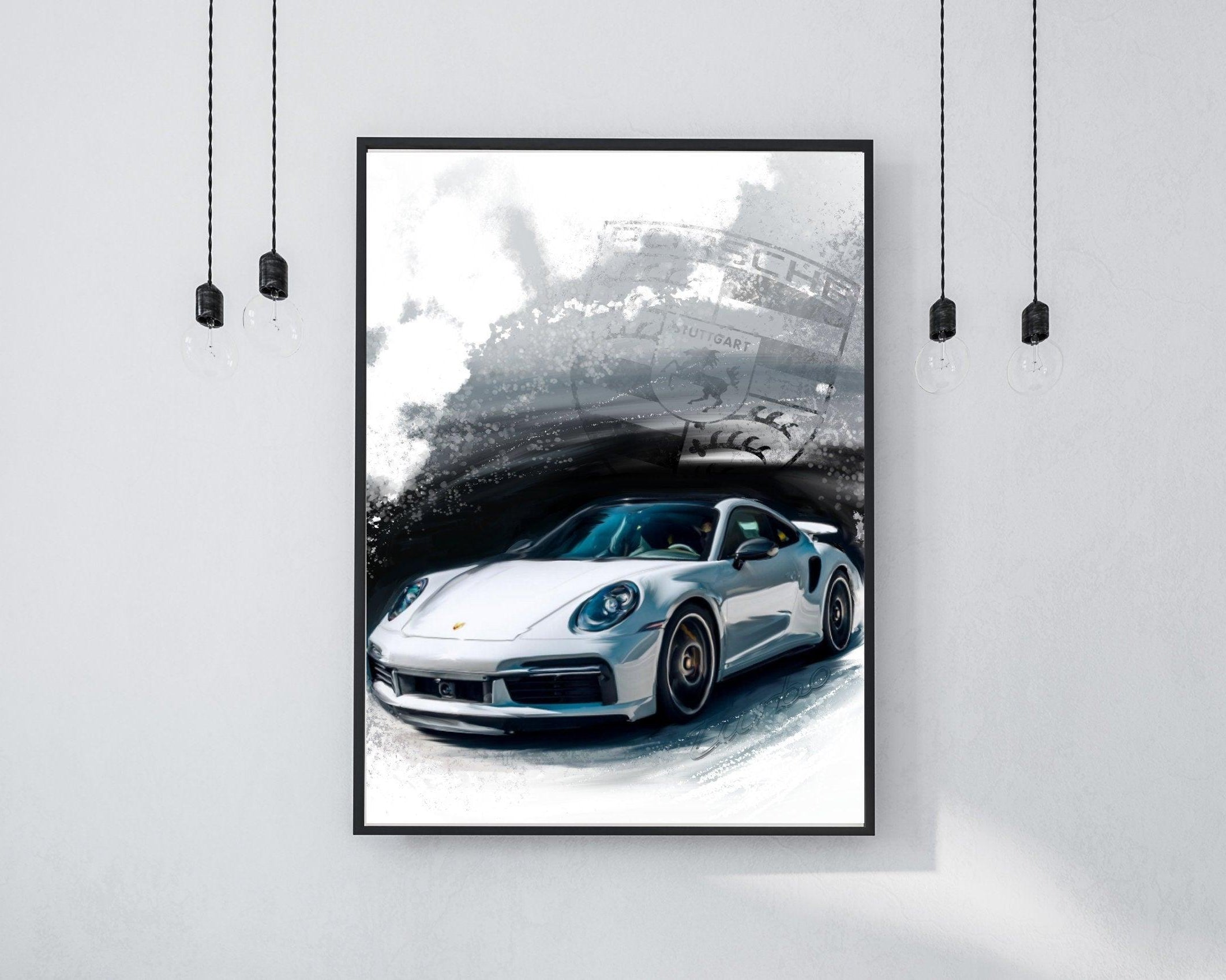 Poster | Auto | Dein Auto als Kunstwerk nach Fotovorlage - Roo's Gift Shop