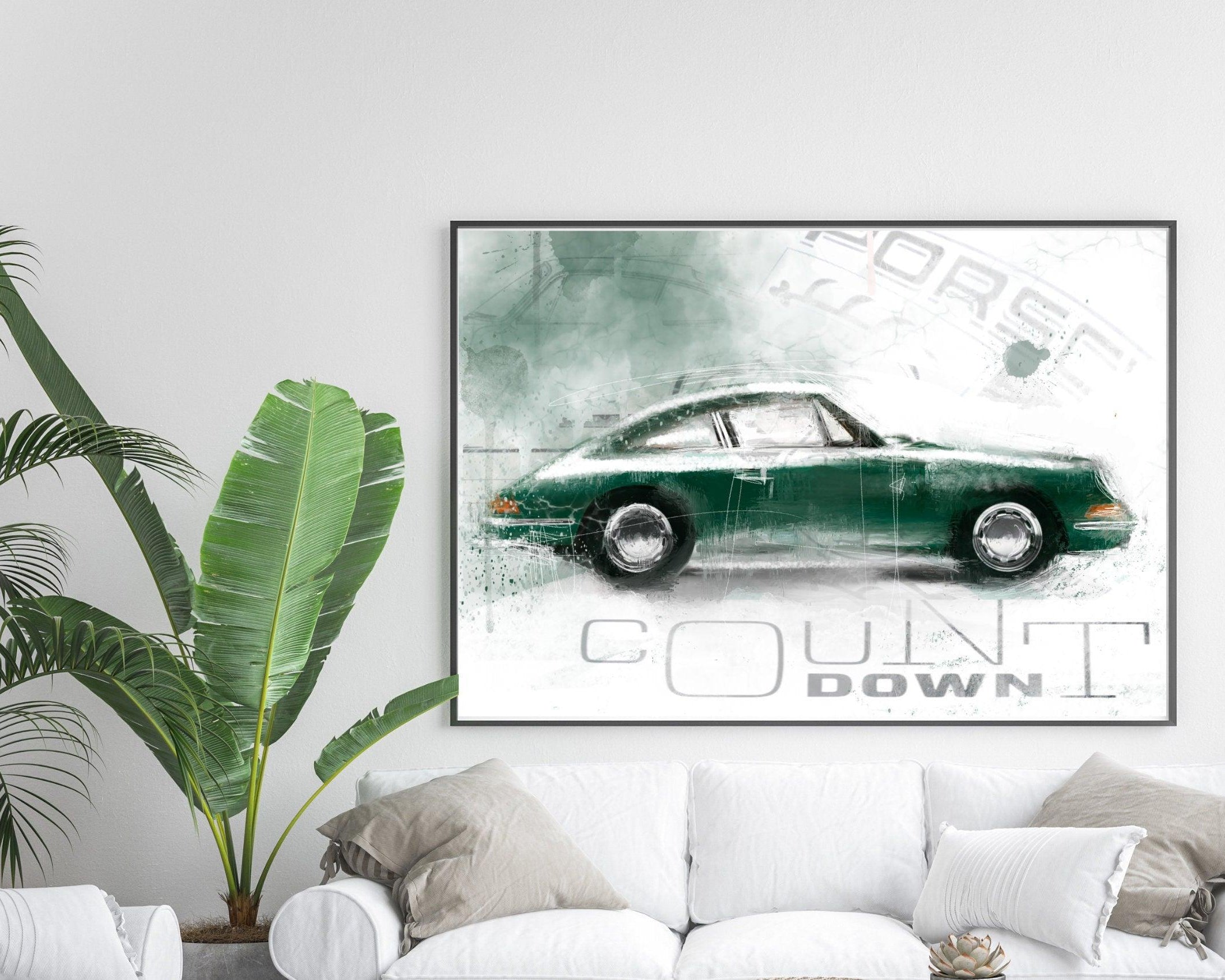 Poster | Auto | Dein Auto als Kunstwerk nach Fotovorlage - Roo's Gift Shop