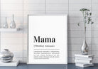 Poster | Definition Mama | personalisierbar - Roo's Gift Shop