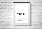 Poster | Definition Mama | personalisierbar - Roo's Gift Shop