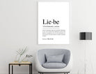 Poster | Hochzeit | Definitionsposter | Definition Liebe - Roo's Gift Shop