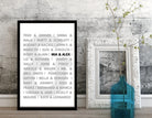 Poster | Hochzeit | Typo | Paare - Roo's Gift Shop