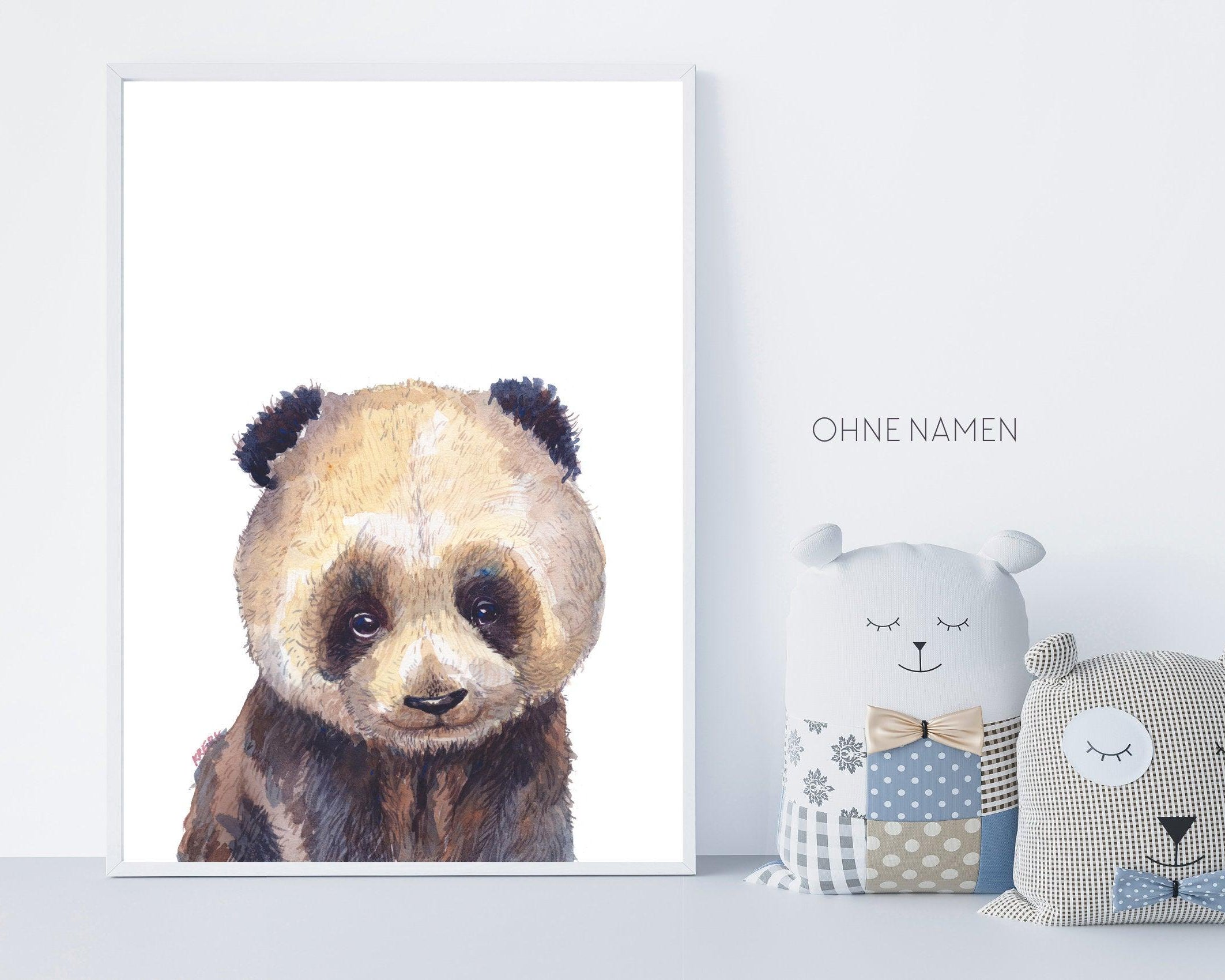 Poster | Kinderzimmer | Panda | personalisierbar - Roo's Gift Shop