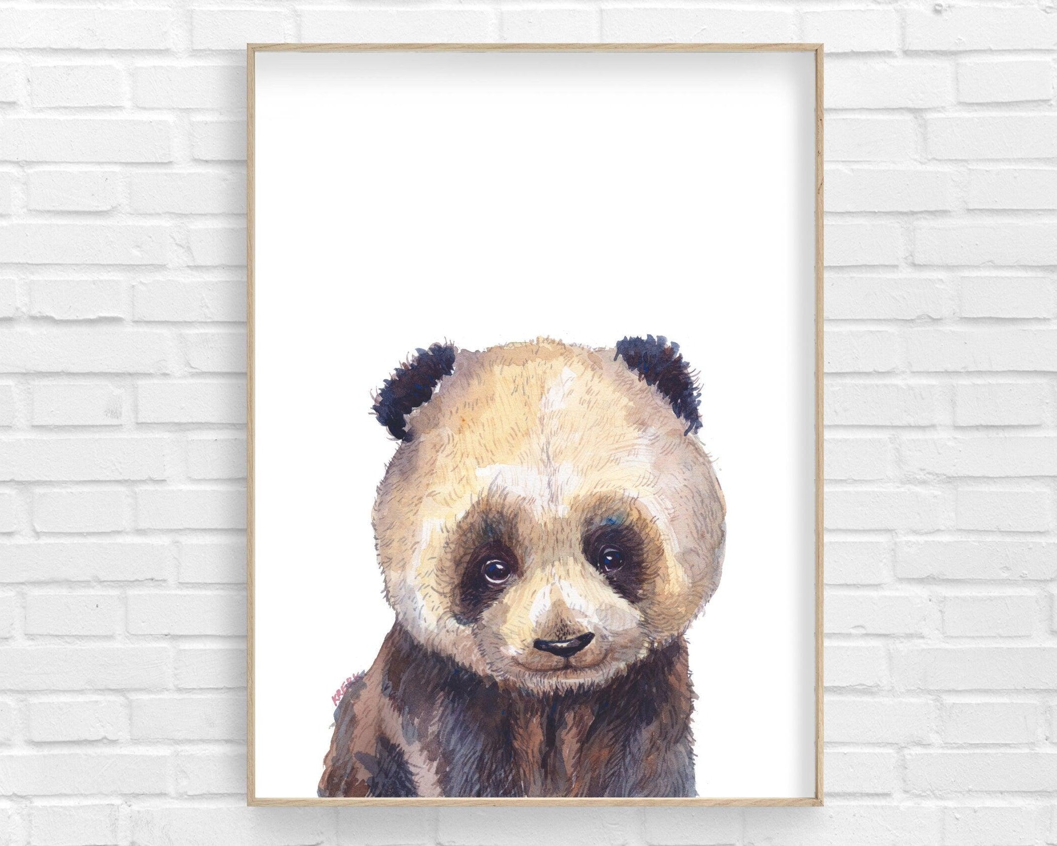 Poster | Kinderzimmer | Panda | personalisierbar - Roo's Gift Shop