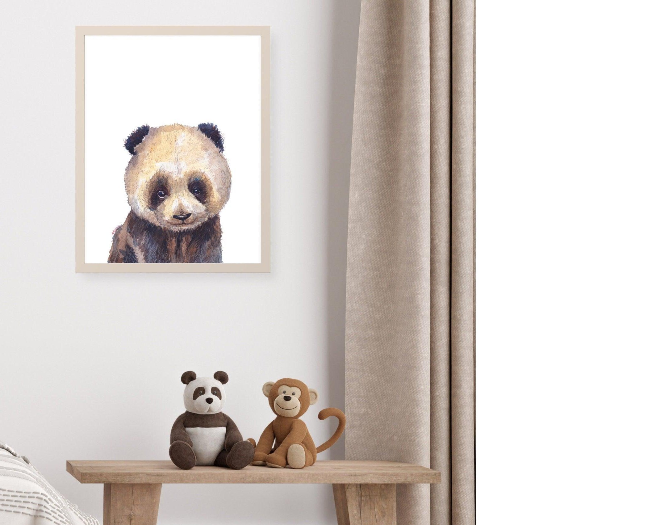 Poster | Kinderzimmer | Panda | personalisierbar - Roo's Gift Shop