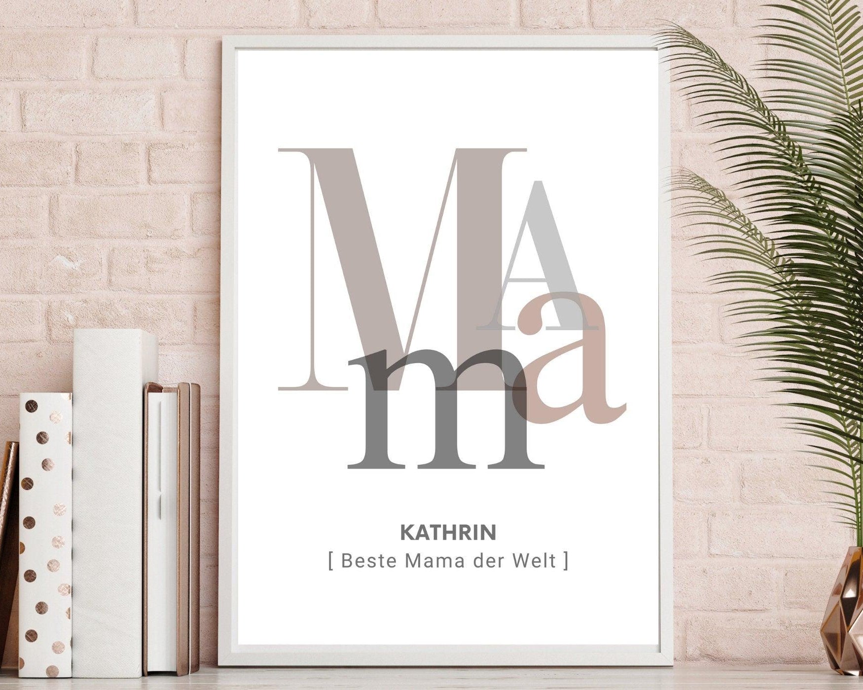 Poster | Mama | personalisiert - Roo's Gift Shop