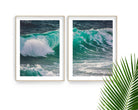 Poster | Meer | Ozean | Welle Brandung | 2er Set - Roo's Gift Shop