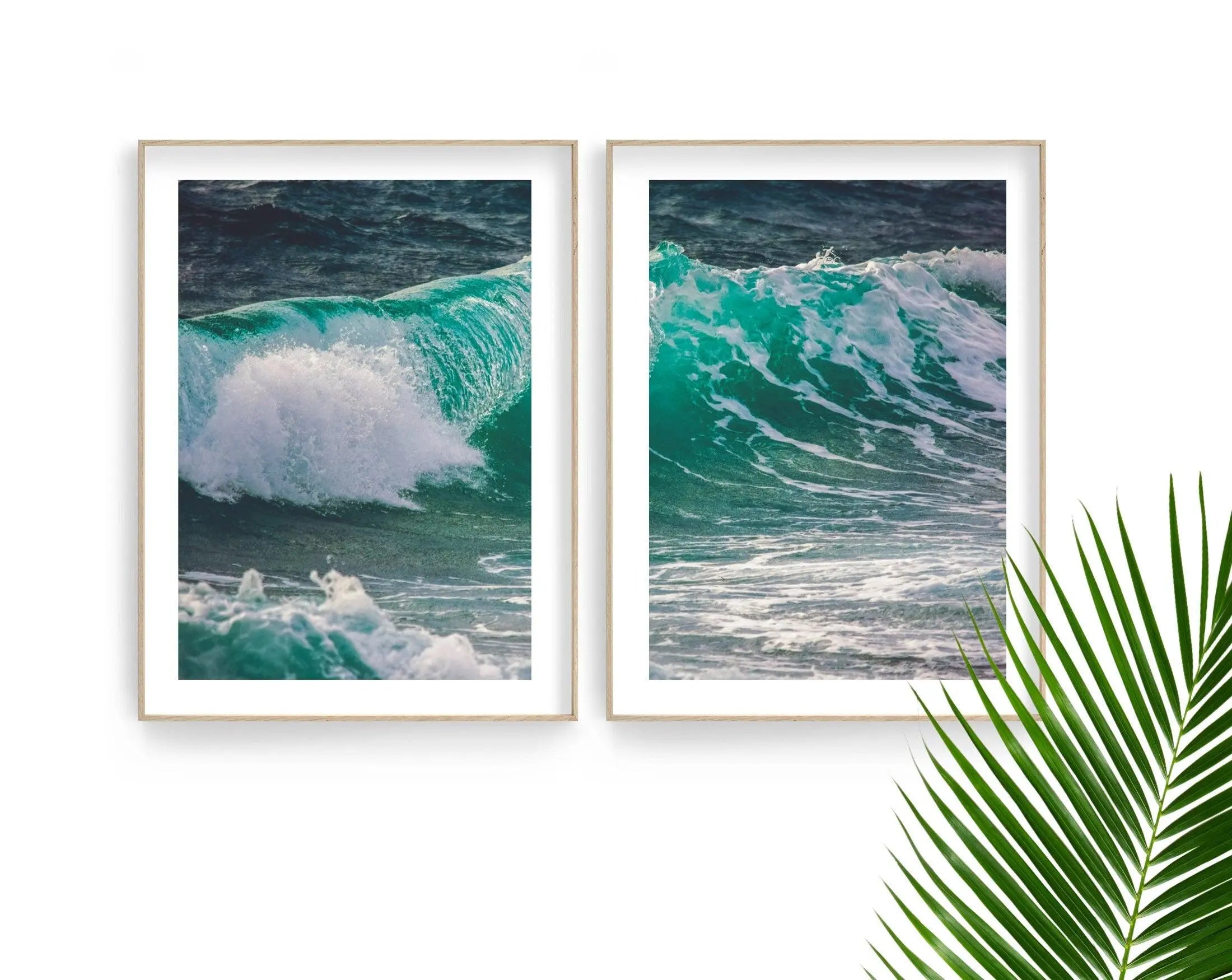 Poster | Meer | Ozean | Welle Brandung | 2er Set - Roo's Gift Shop