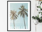 Poster | Meer | Welle | Surfbrett | Palmen - Roo's Gift Shop