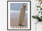 Poster | Meer | Welle | Surfbrett | Palmen - Roo's Gift Shop