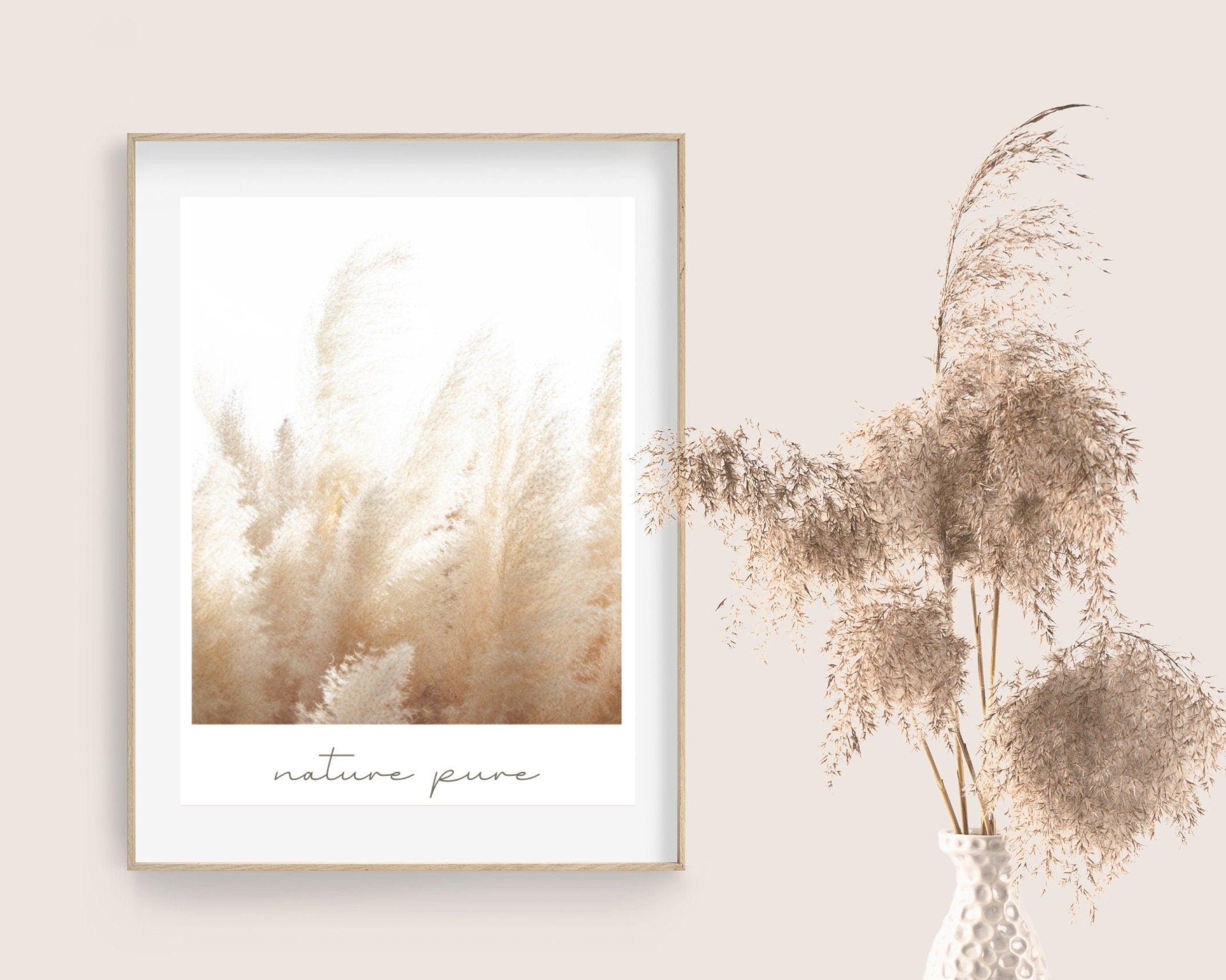 Poster | Natur | Palmen | Gräser | Pampas - Roo's Gift Shop