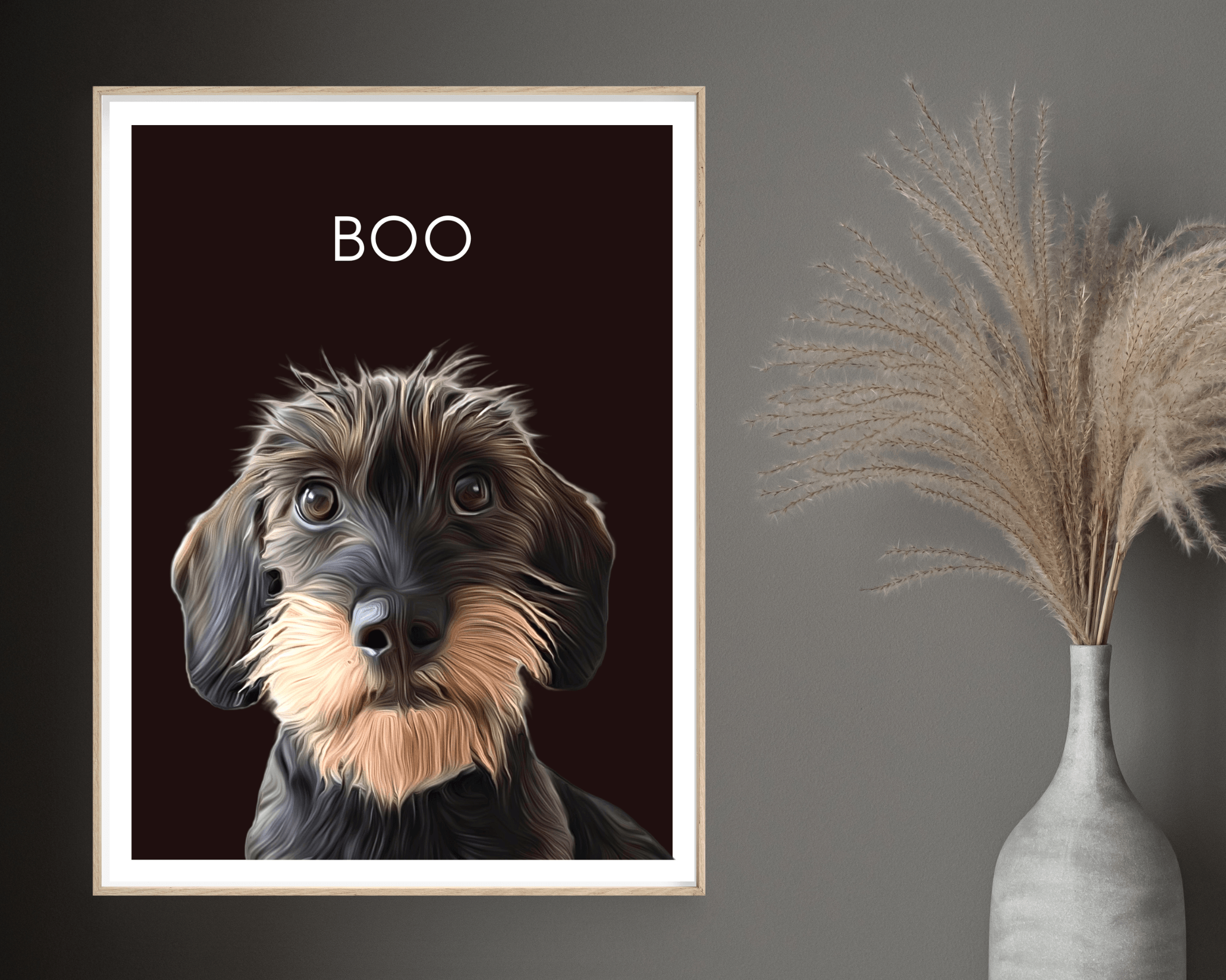 Poster | Portrait von Deinem Hund | nach Fotovorlage - Roo's Gift Shop