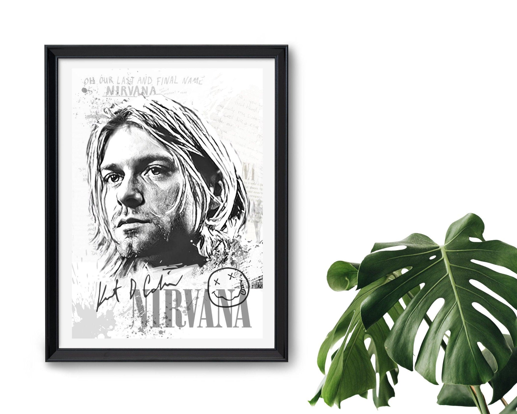 Poster | Rockikonen | Kurt Cobain | Nirvana - Roo's Gift Shop
