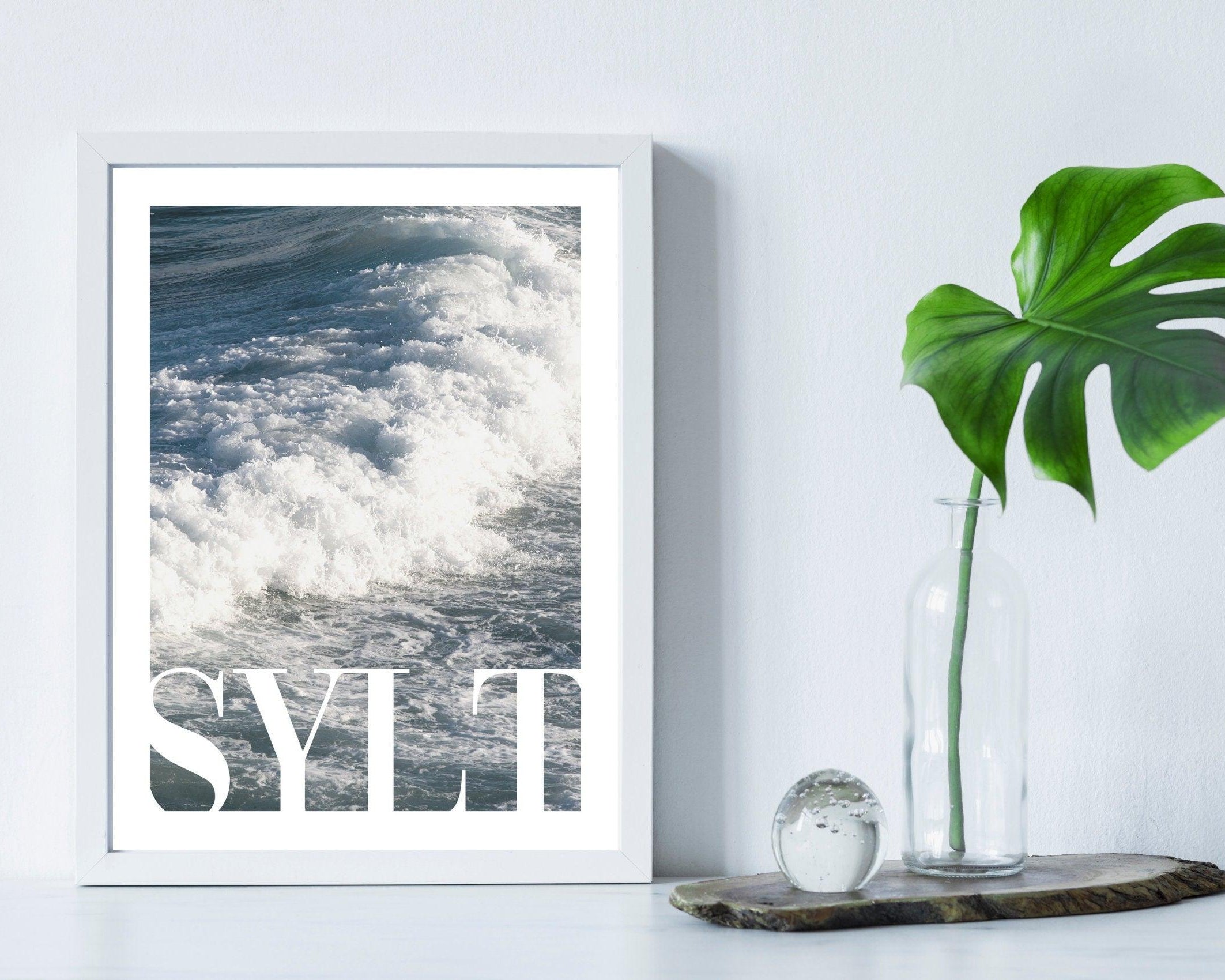 Poster | Sylt Strandkorb Meer - Roo's Gift Shop