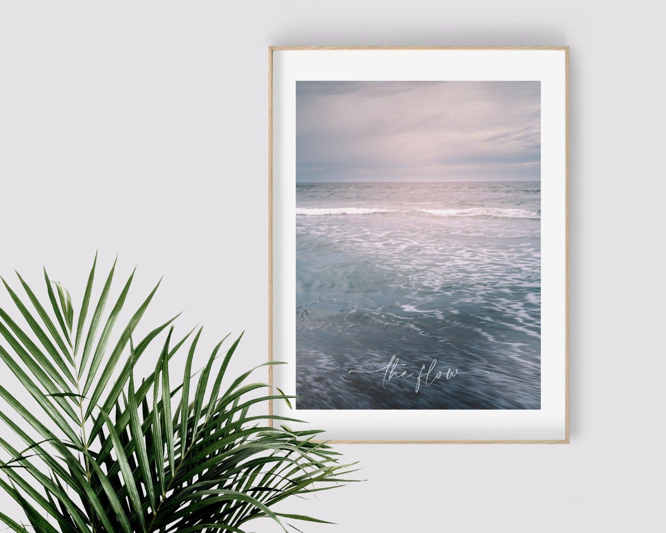 Poster | The Flow | Meer | Abendstimmung - Roo's Gift Shop