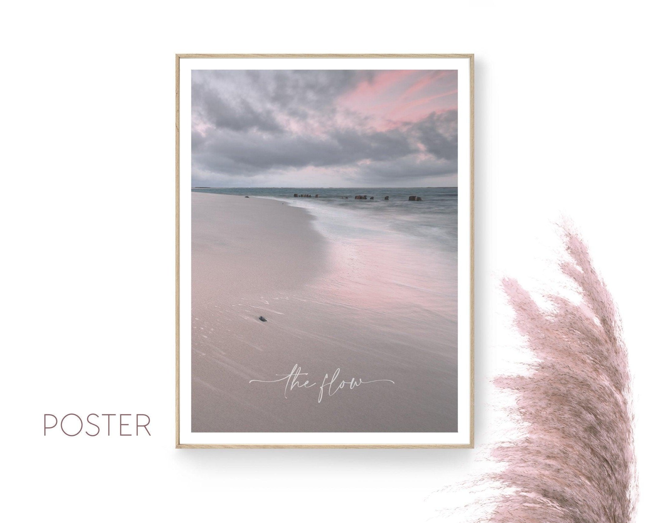 Poster | The Flow | Meer | Natur - Roo's Gift Shop