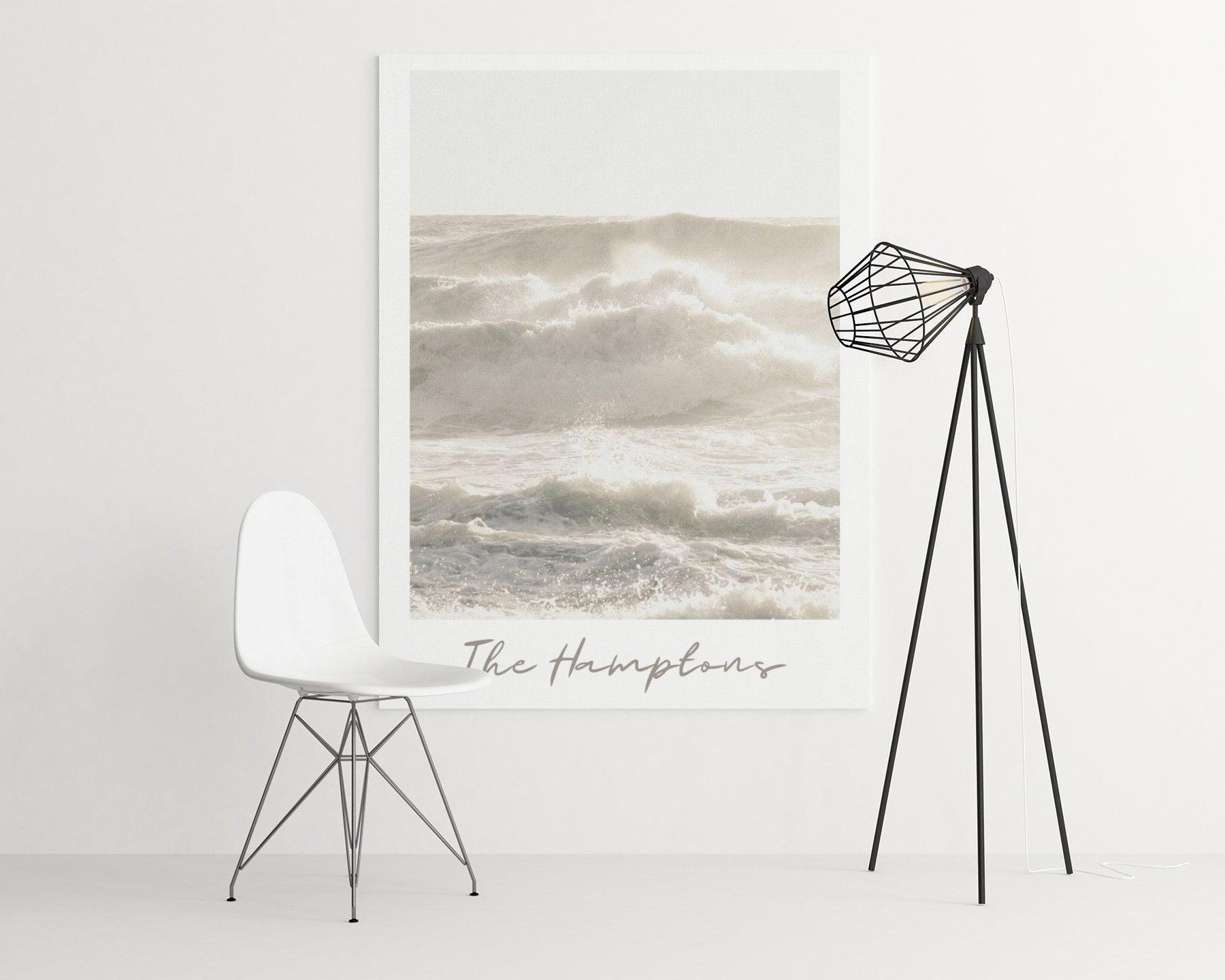 Poster | The Hamptons | Brandung | Meer - Roo's Gift Shop