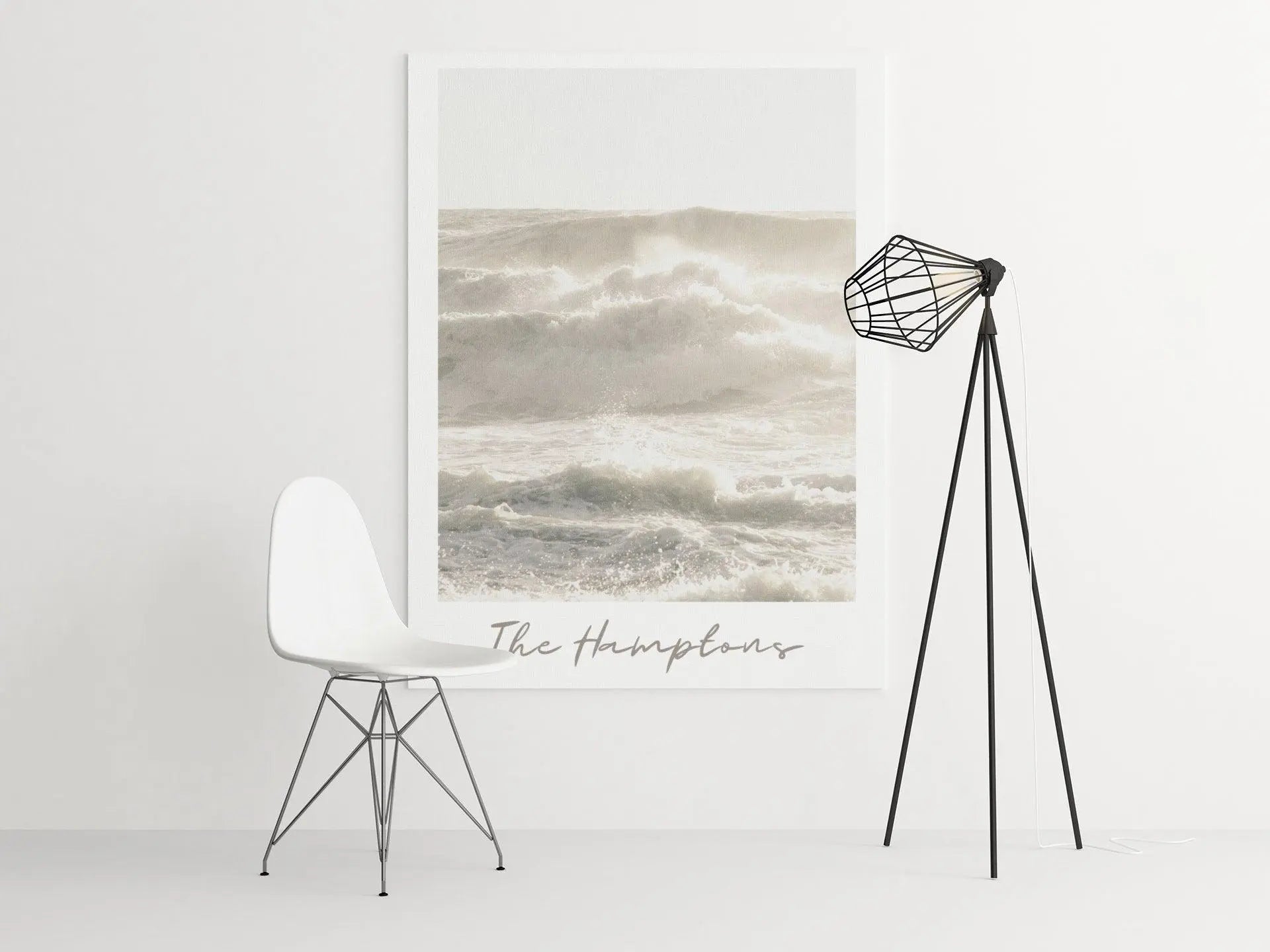 Poster | The Hamptons | Brandung | Meer - Roo's Gift Shop