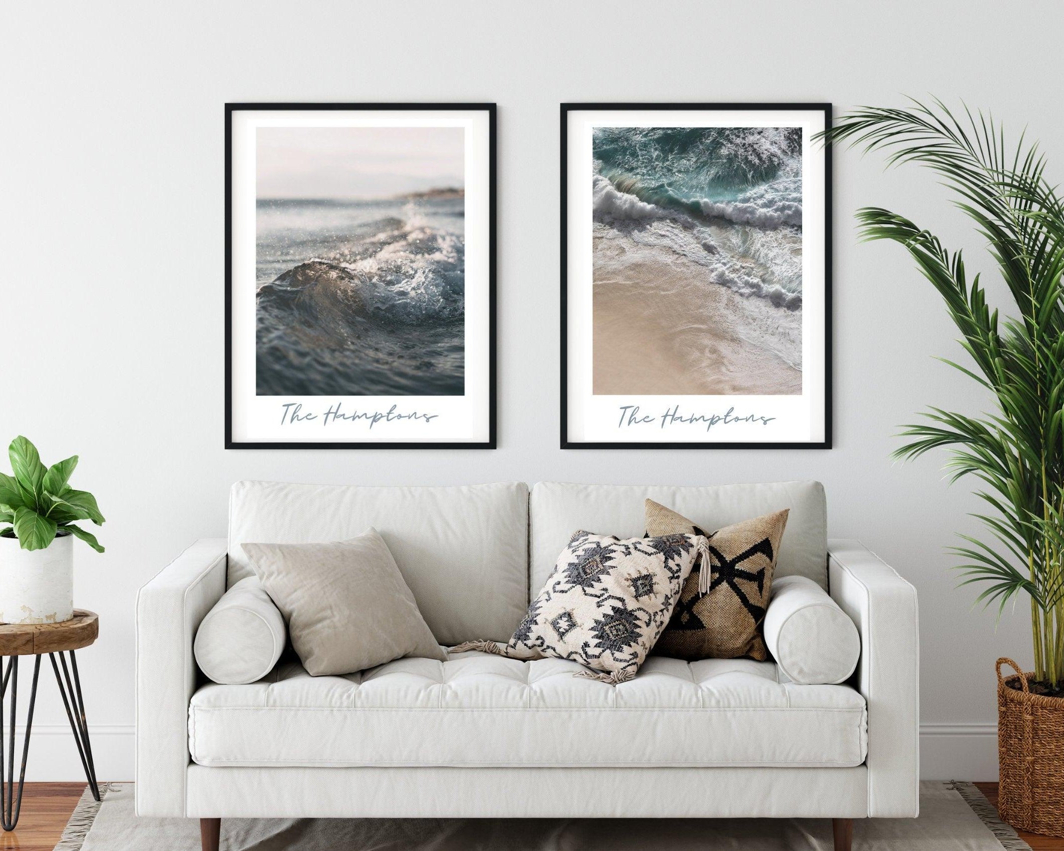 Poster | The Hamptons | Kleine Welle | Meer - Roo's Gift Shop