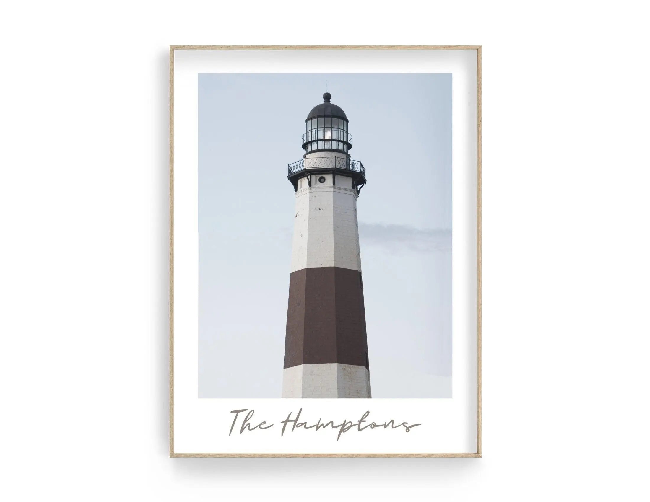 Poster | The Hamptons | Leuchtturm | Montauk - Roo's Gift Shop