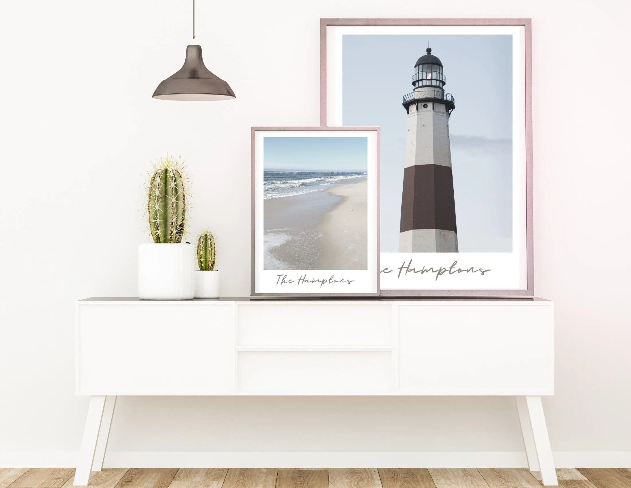 Poster | The Hamptons | Leuchtturm | Montauk - Roo's Gift Shop