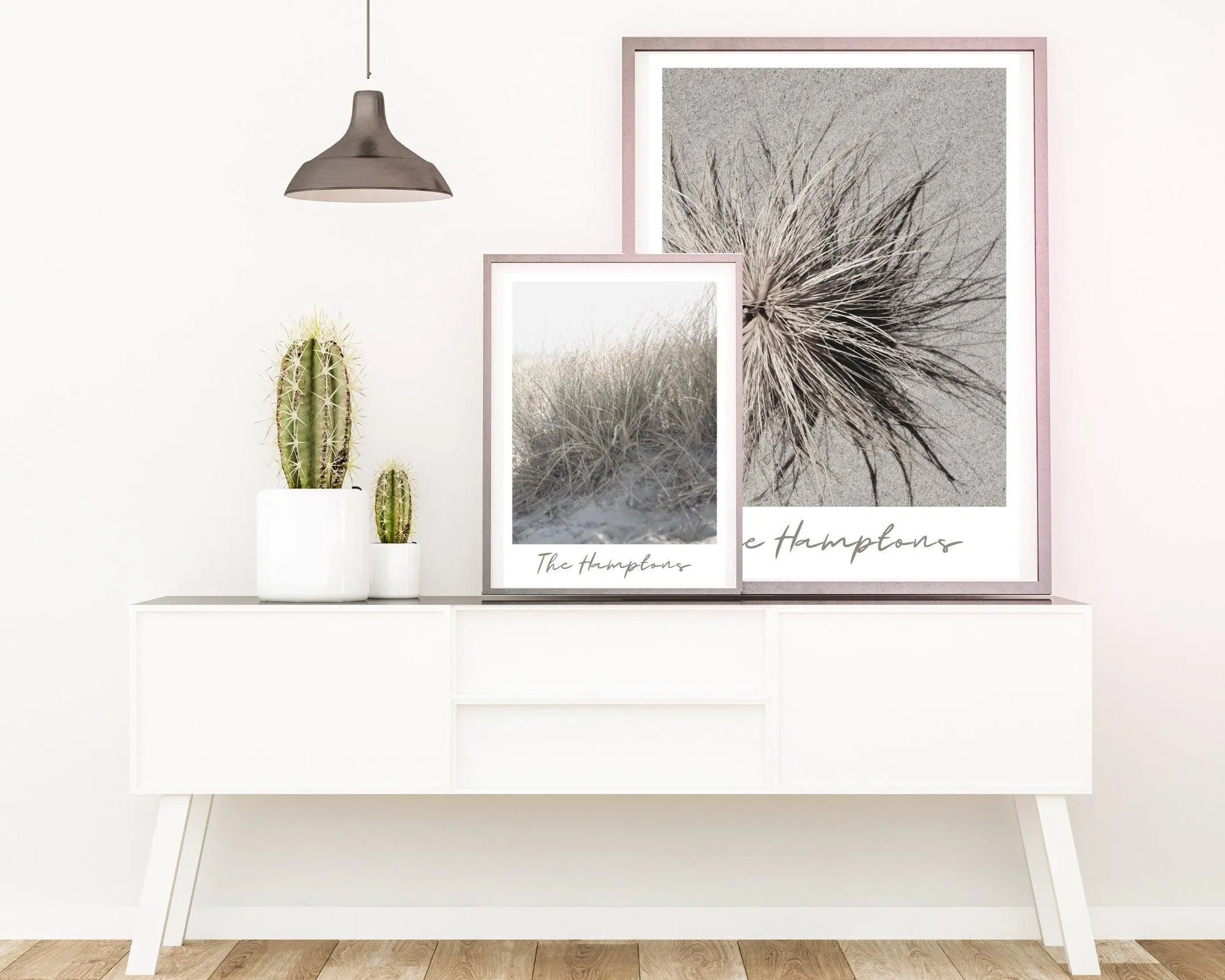 Poster | The Hamptons | Strand | Holz | Driftwood - Roo's Gift Shop